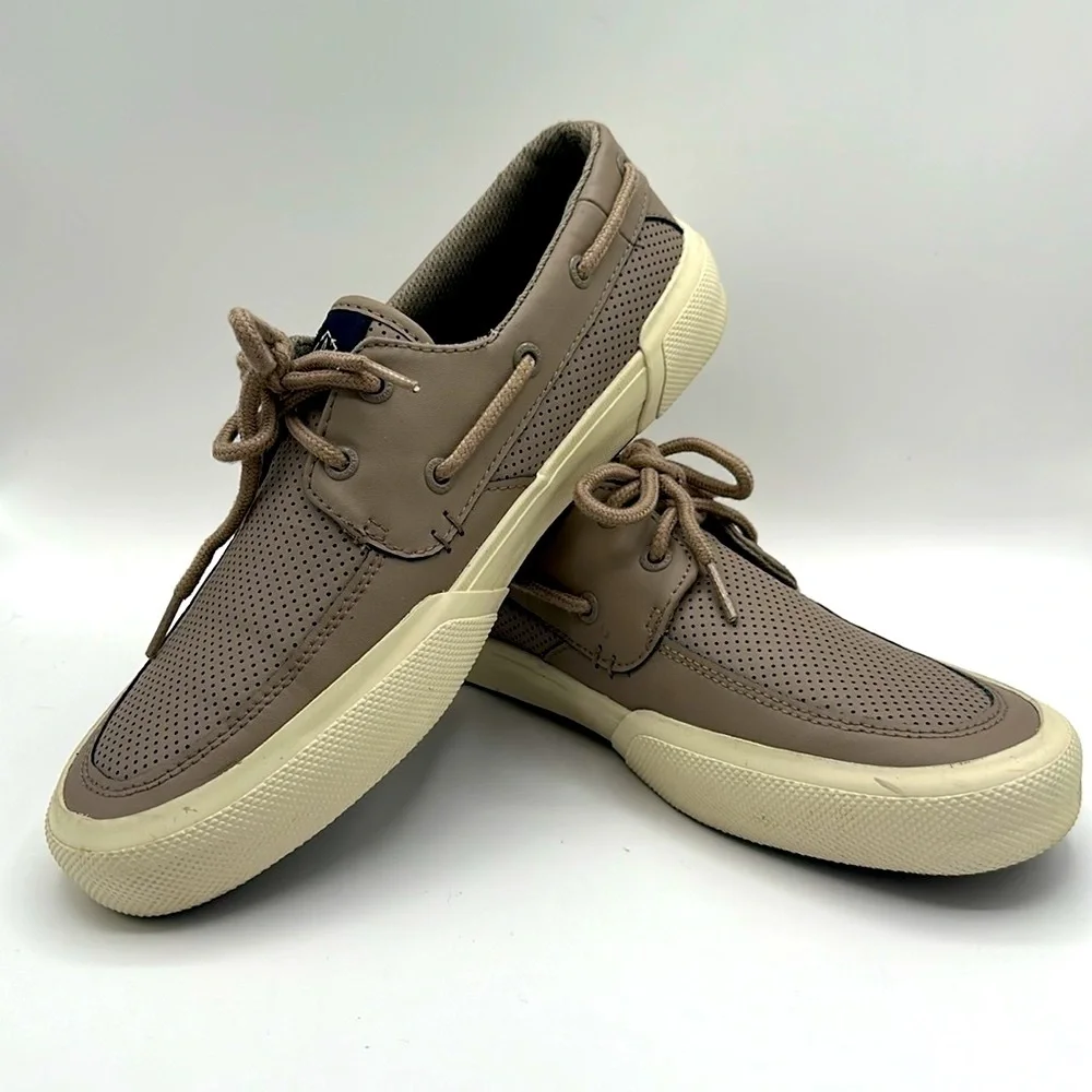 Sperry Mens Boat Shoes Soletide 2-Eye Seacycled Mens Size 8